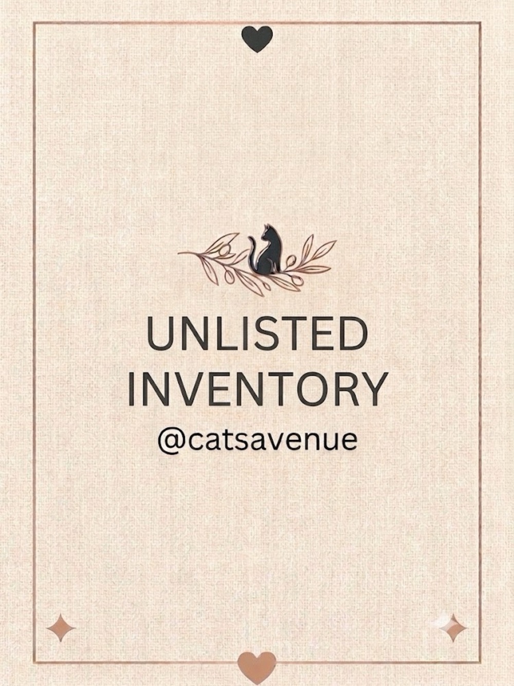 UNLISTED INVENTORY